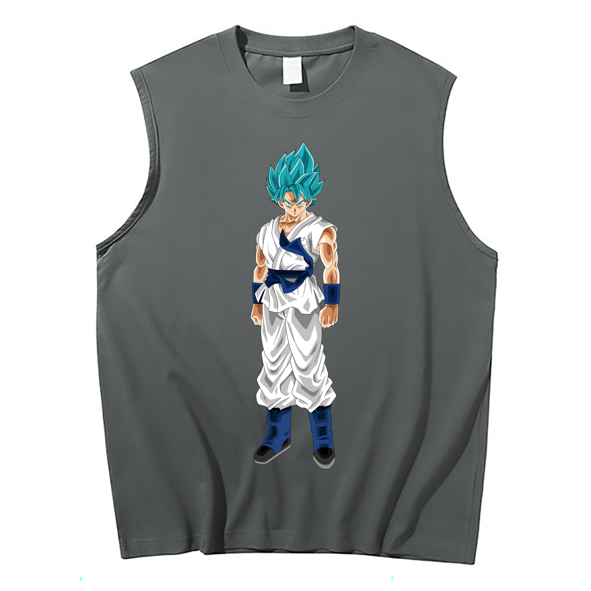 （画像用） ドラゴンボール 孫 悟飯（そんごはん）DRAGON BALL Son Gohan コットン100％タンクトップ（フロントプリント）
